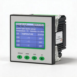 Fluorescent Fiber Optic Temperature Monitoring Host