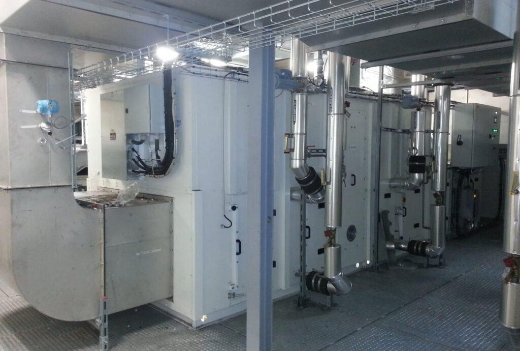 Lithium battery production dehumidification