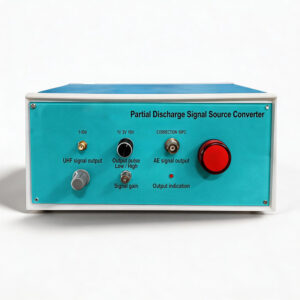 Partial discharge monitoring signal source generation and conversion device