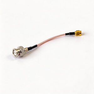 Partial discharge sensor signal connection line